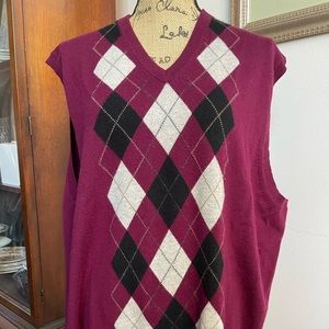 Cashmere Sweater Vest by Tasso Elba XL